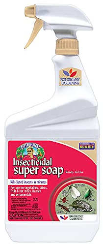 Bonide Captain Jack's Insecticidal Super Soap, 32 oz Ready-to-Use Spray For Organic Gardening and Outdoor Plants