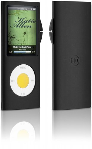 DLO 63034 Silikonhülle inkl. Kopfhörer Kabelmanagement für Apple iPod Nano 4. Gen transparent