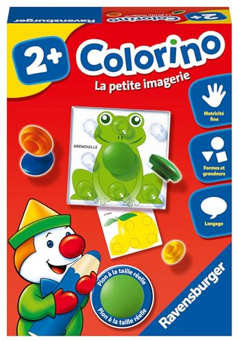 Ravensburger - Lernspiel - Colorino La Petite Imagerie - Spiel zum Erlernen von Farben und Manipulation - Zeichnen und Kreativität - Ab 2 Jahren - 20797 - Französische Version