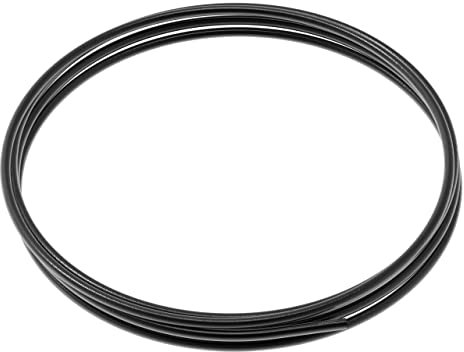 Tuyau de Frein Ø 6,0 mm en Acier cuivré + Gaine plastique noir 1m - 10m au choix: 2m mètres