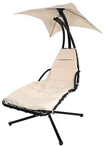 VERDELOOK Expo Infinity Hollywoodschaukel aus lackiertem Metall, 145 x 140 x 205 cm