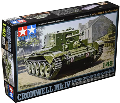 Tamiya 32528 1:48 Brit Cromwell MK.IV-Replica True to Original Plastic Hobby Model Kit Assembly Unpainted Color Cruise Tank chromewell