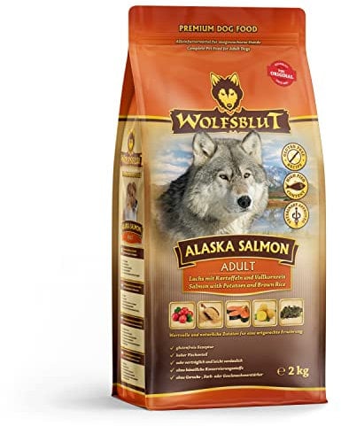 Wolfsblut - Alaska Salmon - 2 kg - Lachs - Trockenfutter - Hundefutter - Getreidefrei
