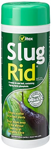 Vitax Slug Rid Slug and Snail Pellets, Suitable For Flowers and Edibles, Organic Gardening Compatible - 500g