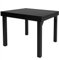 ib style Gartentisch Diplomat, Ausziehbar 90-180 cm, Outdoor, Aluminium Esstisch, Balkonmöbel, Gartenmöbel, Tischplatte aus Sicherheits Glas, Schwarz