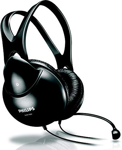 Philips SHM1900/93 auricolare Stereofonico Padiglione auricolare Nero