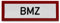 Betriebsausstattung24® Hinweisschild „BMZ“ - 42,0 x 14,8 cm - PVC- Folie, selbtklebend - Befestigungsart: Zum Verkleben - Hinweise für die Feuerwehr - Brandschutz-Erstausstattung nach DIN 4066-D1