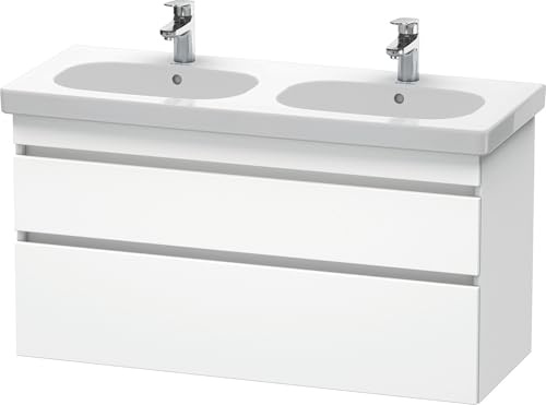 Duravit Waschtischunterschrank wandh. DuraStyle 453x1150x610mm 2 SchKa,f.034812,weiss matt/weiss mat