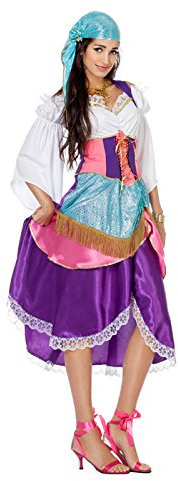 NEU Damen-Kostüm Zigeunerin, bunt, Gr. 40