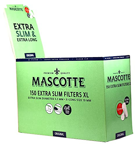 MASCOT EXTRA SLIM FILTERS 150 PER BAG X 20 BAGS