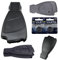 KONIKON Autoschlüssel 2 Tasten + 2X Batterie Neu passend für Mercedes Benz W169 W202 W203 W208 W210 W245