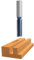 Bosch 85613M 1/4-Inch Diameter 1-Inch Cut Carbide Tipped Double Flute Straight Router Bit 1/4-Inch Shank by BOSCH