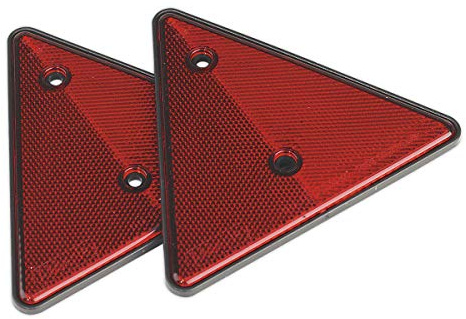 Sealey TB17 Rear Reflective Red Triangle Pack of 2