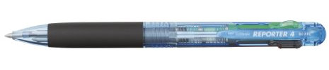 Tombow BC-FRC40 Vierfarb-Kugelschreiber Reporter 4, lose, transparent blau