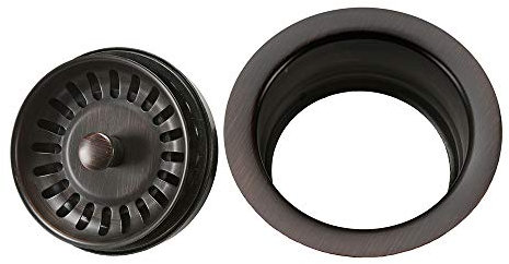 Premier Copper Products D-130ORB Deluxe Müllentsorgungsablauf mit Korb, 8,9 cm, ölgeriebene Bronze