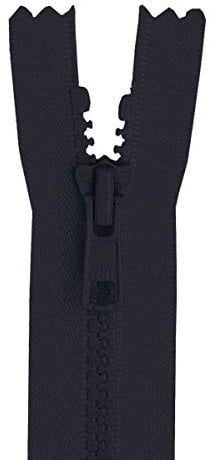 YKK - Kunststoffzahnreißverschluss - Vislon®(2-Wege-teilbar) - 5 mm Kettenbreite - für Jacken, Kinder- und Sportbekleidung, 80,0 cm Länge, Schwarz (580)