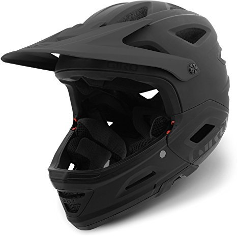 Giro Erwachsene Switchblade MIPS Fahrradhelm, Matte Black/Gloss Black, M
