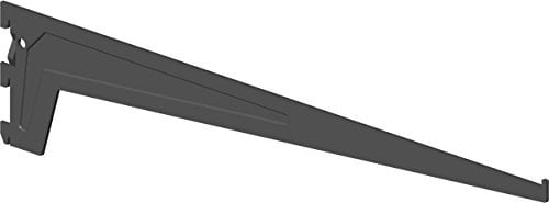Element System 18133-00022 Regalträger 1-reihig / 2 Stück / 3 Farben/L = 60 cm/schwarz/für Regalsystem/Wandschiene