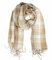 Glamour Girlz Warmer Winter Extra großer Schal Schal Beige Plaid Tartan