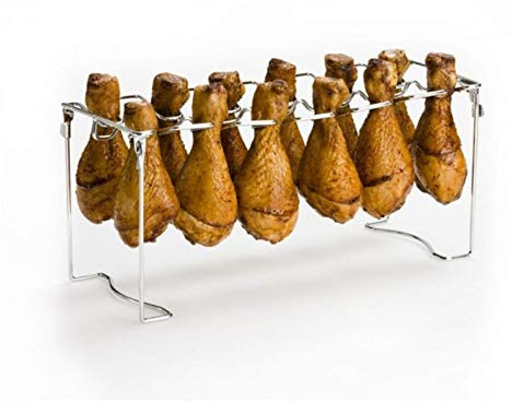 Dangrill Chicken-Wings Grill-Halter Ständer BBQ Smoker Hähnchen-Griller Hähnchenbräter Rack