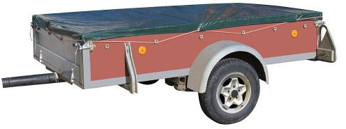 Kerbl PolyGuard 37210 Bâche de Protection (bâche, bâche en Plastique) 110-120 g/m² - 2 x 3 m