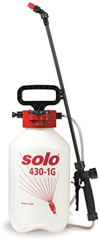 Solo 430-1G Pulverizador de Mano para Granja y jardín, con válvula de Cierre y Varita irrompible