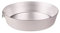 Pentole Agnelli Family Cooking Alluminio Tortiera Conica con Anello, Argento, 30 cm