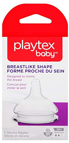 Playtex Brustwarze, mittelgroß, 2 Stück