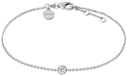 XENOX XS7320 Damen Armband Silver Circle Sterling-Silber 925 Silber weiß Zirkonia 18,5 cm