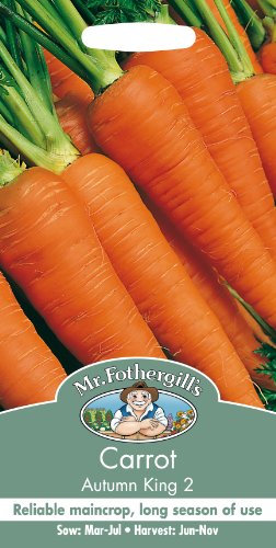 Mr Fothergill's 16335 Vegetable Seeds, Carrot Autumn King 2