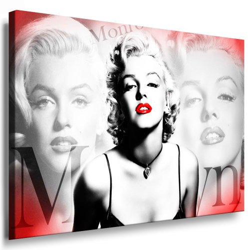 Unbekannt Marilyn Monroe Leinwand Bild 120x70cm k. Poster ! Bild fertig auf Keilrahmen ! Pop Art Gemälde Kunstdrucke, Wandbilder, Bilder zur Dekoration - Deko. Film/Tv Stars Kunstdrucke