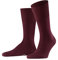 FALKE Herren Socken Airport M So Wolle Baumwolle einfarbig 1 Paar, Rot Barolo 8596, 45-46