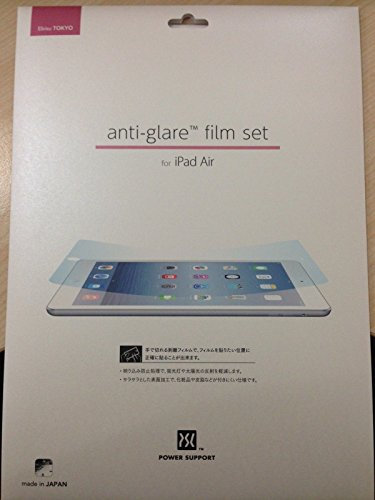 Powersupport - Skin protector de pantalla para iPad Air (antireflectante, versión japonesa)