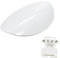 FAR - POIGNEE DE HUBLOT BLANCHE pour lave linge FAR