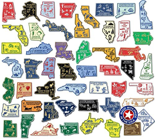 Complete State Map Magnet Collection by Classic Magnets