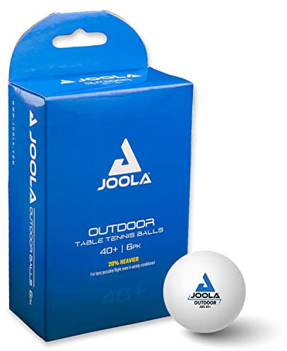 JOOLA 42181 Unisex – Erwachsene TT-Ball Outdoor Tischtennisbälle, Mehrfarbig, One-Size, 6
