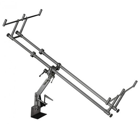 Daiwa Infinity Boot Rod Pod, für 3 Ruten, schwarz, stufenlos verstellbar, 18800-900
