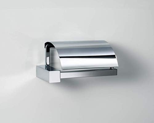Toilettenpapierhalter mit Deckel, weiß, CO TPH4, Serie Corner von Decor Walther