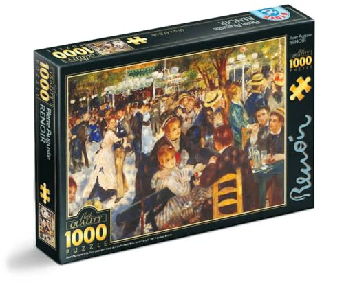 D-Toys Puzzle Fine Art Pierre Auguste Renoir - Dance at Le Moulin de la Galatte 1000 Pieces
