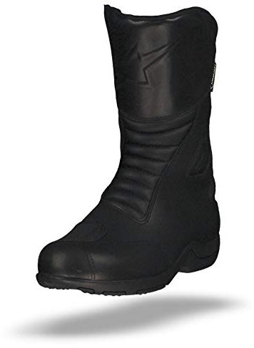 Alpinestars Scarpe da moto da uomo e da donna, stivali corti Web GTX, da uomo, Tourer, estivi, in pelle, Nero, 48 EU