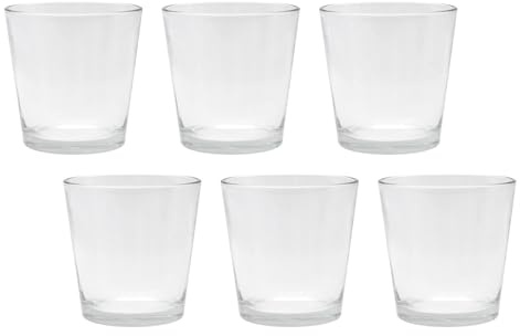 6X Kerzenhalter Kerzenglas Votivglas Transparent Teelichtglas Kommunion Konfirmation Tischdeko Deko