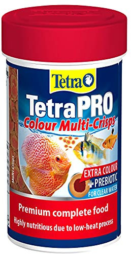 Tetra Pro Colour Multi-Crisps - Premium Fischfutter mit Farbkonzentrat für schöne, farbenprächtige Fische, 100 ml Dose