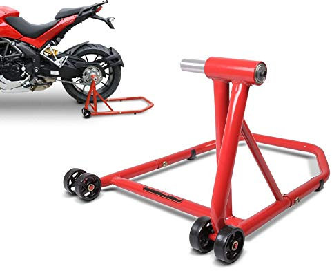 ConStands – Einarm Montageständer für Triumph Speed Triple/R 97-20 Rot Hinterrad Single Classic Motorrad inkl. Adapter