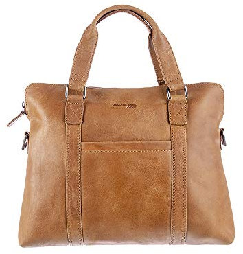 Greenland Nature Light Aktentasche Leder 38 cm Laptopfach