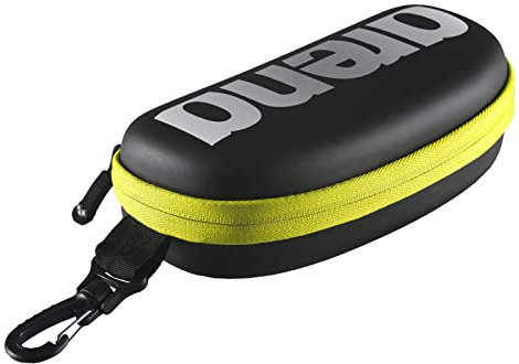 ARENA Goggle Case - Schwimmbrillen Etui, Farbe:schwarz/gelb