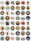 48 traditionellen vintage-Weihnachten Kuchendekoration, essbar, Kuchendekoration rund – ideal für Partys