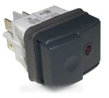 M0002875 - Botón + interrutador de limpieza de vapor, color negro