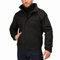 Regatta Blouson Aviateur Homme Imperméable Doublé Polaire avec capuche dissimulée DOVER Jackets Waterproof Insulated Homme Black/Ash FR: 3XL (Taille Fabricant: XXXL)