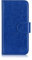 32nd Book Wallet PU Leather Flip Case Cover For Apple iPhone 5, 5S & SE (2016), Design With Card Slot and Magnetic Closure - Deep Blue
