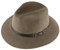 Alpenleder Fedora Hut Siena | Handgefertigter Wollhut Filzhut Wollfilzhut Hut Hat Herren (L (59-60 cm), Forest Green)